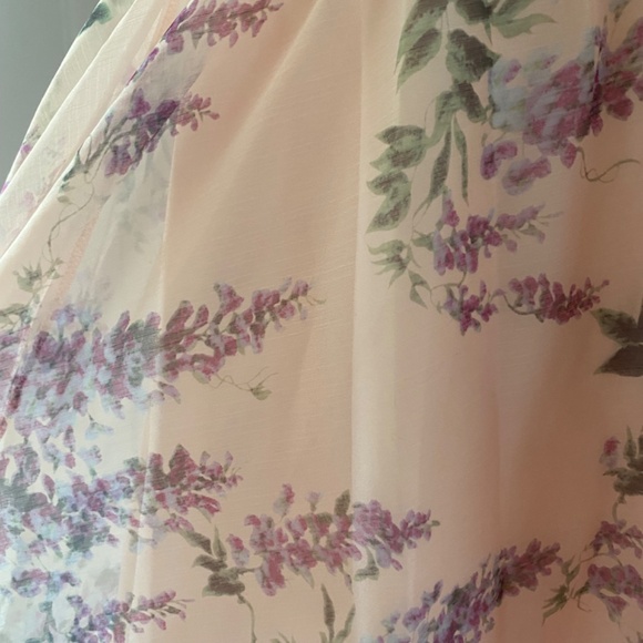 Mac Duggal Floral A-Line Mini Dress - Picture 4 of 5